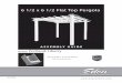 6 1/2 x 6 1/2 Flat Top Pergola - The Home Depot & Overview 6.5 x 6.5 Flat Top Pergola 3 Getting Started First off, allow us to say thank you for the investment you have made in one