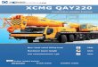XCMG QAY220 - XCMG cranes for sale | XCMG Cranes …xcmgcranes.com/wp-content/uploads/2014/12/XCMG-QAY220.pdfXCMG QAY220 Construction machine brochure Max. total rated lifting load