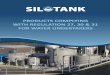 DWI Products 27, 30 & 31 for - Silotank Products complying with Regulation 27, 30 & 31 for Water Undertakers ... levels of organic residue conforming to BS 4994 1987. Leinster Range