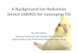 A Background Ion Reduction Device (BIRD) for nanospray ESI€¦ ·  · 2015-05-26reduction in background ions when operating. ... • ABIRD is adaptable to many common ESI sources
