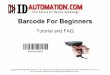 Barcode For Beginners font tool is a product that is used to format data for a barcode font. This may include calculating start/stop characters, ... Barcode For Beginners Author: