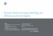 Brower Warka Increases Bottling Line Efficiency with GE ... · Browar Warka Increases Bottling Line Efficiency with GE Digital Results •total number of mechanical and electrical