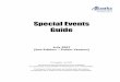 Special Events Guide - Alberta · Definition of a Special Event ... JULY 2007 SPECIAL EVENTS GUIDE D2 SPECIAL EVENTS TABLE OF CONTENTS Section Subject Page Number ii TABLE OF CONTENTS