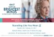 Rounding Like You Mean IT - Health IT Conference for … Like You Mean IT Session 162, February 22, 2017 Santosh Mohan, Health Care IT Advisor At-Large Lisa Grisim, VP and Associate