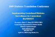 2009 Diabetes Translation Conference - Betty C. Jung's … · 2009 Diabetes Translation Conference ... • “The advantages of a Cesarean section should be borne in ... 1994 2000