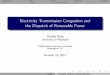 Electricity Transmission Congestion and the Dispatch of Renewable Power€¦ ·  · 2011-10-19Introduction PJM Model EstimationConclusion Electricity Transmission Congestion and