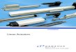 Linear Actuators - Setec-Groupsetec-group.com/.../attuatori/THOMSON_LINEAR_ACTUATORS_04_07… · Linear Actuators ... All adjustments and lubrication are made at the factory and no