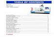 TABLE OF CONTENTS - Fadal CNC Machines Parts Manual VMC 4020 MODEL TABLE OF CONTENTS COLUMN ASSEMBLY