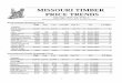 MISSOURI TIMBER PRICE TRENDS - Missouri … TIMBER PRICE TRENDS July-Sept., 2017, Vol. 27 No. 3 ... Department of Conservation resource forester or your consulting forester