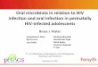 Oral microbiota in relation to HIV infection and oral ...regist2.virology-education.com/2016/2microbiome/11_Paster.pdf · infection and oral infection in perinatally HIV-infected