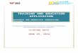 €¦  · Web view · 2016-06-131. TRAINING AND EDUCATION APPLICATION ... 4:00 p.m. CST. Applications must be in Word format
