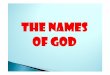 The compound names of Jehovah are - New Life Bible … compound names of Jehovah are always linked with some need of man, and it is here that Jehovah will be all that His people ever