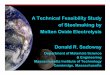 A Technical Feasibility Study of Steelmaking by …steeltrp.com/Briefing07slides/09-TRP9956_MIT-07IBS.pdfSteelmaking by Molten Oxide Electrolysis Sadoway experimental measurements
