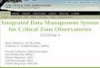 Integrated Data Management System for Critical Zone ... · Integrated Data Management System for Critical Zone Observatories CZOData II Mark Williams, ... USU. Emilio Mayorga, UW