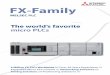 FX-Family - Industrial Solutions Ltd. Documents/FX1S-FX1N...Contents WhatmakesaworldleadingPLC? 4-5 Rangeoverview 6 FX3U/FX3UC,anewconceptinPLCs 7-9 FX3G,anautomationstandard 10 FX1N,themodularmicro