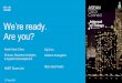 We re ready. Are you? - Cisco · We’re ready. Are you? Fuji Foo Solution Evangelist NEC Asia Pacific Kwek Hyen Chee Director, Business Analytics & Systems Development SMRT Buses