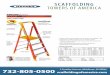 Sell Sheet Template - Scaffolding Towers of America bracing system protects from ... Platform Reach Width Approx. Spread Approx. ... Sell Sheet Template.psd