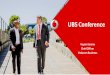 UBS Conference - Vodacom · - Innovation at the Core Investing in Cloud Security Alliance/Partnerships PaaS , SaaS IaaS Unique Capabilities: SAP, MS, Oracle Assets and Capabilities