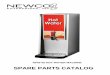 SPARE PARTS CATALOG - Newco Enterprises, Inc. PARTS CATALOG NHW-05 HOT WATER MACHINE 24-Oct-13 1.800.325.7867 Page | 1 TABLE OF CONTENT Tank Assembly Pages 2 - 5 Strainer Assembly