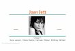 Joan Jett - History of Rock: Home Page & Table of Contents€¦ ·  · 2016-07-09Introduction Joan Jett was a popular musical icon of the 1980’s. She is widely recognized for her