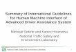Summary of International Guidelines for Human Machine ...€¦ · National Traffic Safety and Environment Laboratory 1 Summary of International Guidelines for Human Machine Interface