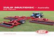 TULIP MULTIDISC - Australia - Lely · for maximum freedom of movement of every disc ... mulching and mixing result of crop residue or green ... The Tulip Multidisc XLH model feature