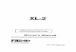 XL-2 User Manual - Satellite Industries · Title: XL-2 User Manual Author: Technical Manuals Online! Subject:  Created Date: 2/2/1998 11:40:39 PM