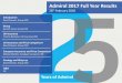 PDF Admiral 2017 Full Year Results - admiralgroup.co.uk · 28th February 2018 Admiral 2017 Full Year Results 28th February 2018 Group Geraint Jones, Group CFO US Insurance and Price