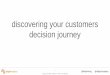 discovering your customers decision journey - iaria.org · offline –they are buying from a brand. ... Persuade Convert Build Loyalty the customer decision journey ... predicting