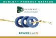 DURLON PRODUCT CATALOG - Gasket Material ...rust) is a commercial grade compressed non-asbestos sheet gasket material for moderate service conditions. It is suitable for a continuous