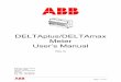 DELTAplus/DELTAmax Meter User's Manual - ABB … meter User’s Manual Rev G TABLE OF CONTENTS Page 3 of 141 2.7.4.1 Current transformer ratio (CT) 26 2.7.4.2 Voltage transformer ratio