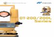 SURVEY PRODUCTS: DT-200/200L series is proud to introduce the New Electronic Digital Theodolite DT-200/200L series which integrates the latest technology in both the electronics and