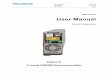HDO Series User Manual - Teleste Series User Manual . Teleste Corporation . HDO773 . C-band DWDM fibre transmitter. User Manual HDO773 59300569 Rev.001 25.1.2016 2 ... All module alarms