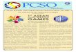 PCSO HEADS THE PHILIPPINE DELEGATION TO THE … · PCSO HEADS THE PHILIPPINE DELEGATION TO THE ... ACSG is a tiger named Putra, symbolizing ... sport. Putra upholds the essence of