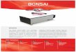 BONSAI - AMPLITUDE TECHNOLOGIES Compact, easy to use, single shot auto-correlation BONSAI The Bonsai auto-correlator from Amplitude Technologies features single shot, single beam