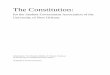 The Constitution - University of New Orleans Constitution: for the Student Government Association of the University of New Orleans Submitted by: Vice President Matthew F. Schantz,