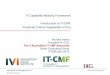 IT Capability Maturity Framework Introduction to IT-CMF ... · •The strongest initiative has been led by Intel and the ... (IT-CMF) “The challenge is to characterize how an IT