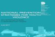National Prevention Strategies for Youth Violence. · National Prevention Strategies for Youth Violence: ... National Prevention Strategies for Youth Violence. ... 3.1 Vertical and