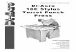Di-Acro 18E Stylus18E Stylus Turret PunchTurret … Books/DiAcro/18_E_Stylus_Turret...Di-Acro, Incorporated PO Box 9700 Canton, Ohio 44711 3713 Progress Street N.E. Canton, Ohio 44705