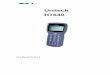 Unitech HT630 - DataCol · HT630 User Manual. Chapter 1: Introduction . 1.1 Overview . Thank you for choosing product from unitech Electronic Co. Ltd. The HT630, Portable Data