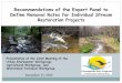Recommendations of the Expert Panel to Define … Removal Rates for Individual Stream Restoration Projects Presentation at the Joint Meeting of the ... Dr. Solange Filoso University