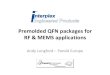 Premolded QFN packages for RF & MEMS applications - …semieurope.omnibooksonline.com/2011/semicon_europa/SEMI_TechAR… · Premolded QFN packages for RF & MEMS applications ... •