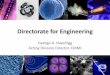 Directorate for Engineering - NSF enable the engineering and ... Civil, Mechanical, and Manufacturing Innovation (CMMI) ... Implications of Nanotechnology . 16 . 17 