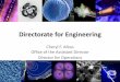 Directorate for Engineering - NSF Mechanical, ... - Serve a critical role in helping the Directorate for Engineering focus on ... Nanotechnology, Advanced Material