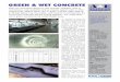 A green and wet concrete 2014 - Intro Page and wet concrete.pdfThere are many good reasons to coat concrete: aesthetics, ease of maintenance, wear protection and as a barrier against