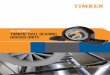 UC-SERIES Timken BALL BeARinG HOUSeD UniTS BB HU Brochure.pdf · UC-SERIES TIMKEN ® BALL BEARING HOUSED UNITS ... UCT Take-Up Units ... • Five different housing designs plus replacement