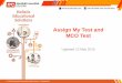 Assign My Test and MCO Test - mconline.sg · Assign My Test and MCO Test ... you want to assign the test. Make sure you click on the “+” symbol to ... Un-assigning the Test 1