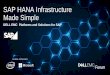 SAP HANA Infrastructure Made Simple - Engineering Public ... non-HANA Workloads Targeted SAP HANA Workload Big Data, HANA Data Tiering, IoT ... • SAP HANA Dynamic Tiering (SPS09)