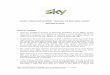 WBA Market 1 Charge Control - Home - Ofcom€™S CONSULTATION DOCUMENT “PROPOSALS FOR WBA CHARGE CONTROL ” RESPONSE BY BSKYB EXECUTIVE SUMMARY 1. Consumer broadband products in