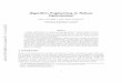 Algorithm Engineering in Robust Optimization - arXiv · Algorithm Engineering in Robust Optimization ... optimization is devoted to analysis of the concepts and the development of